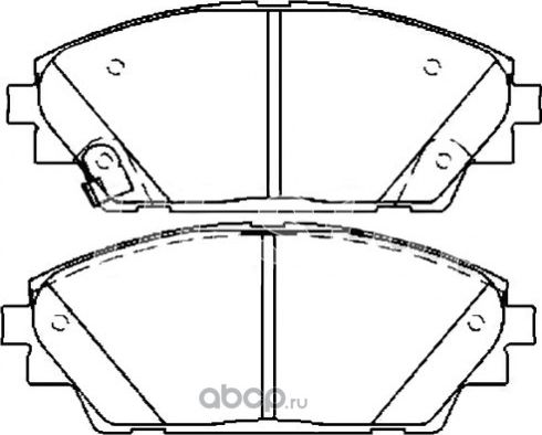 Тормозные колодки Mazda. Артикул BHY13328ZA