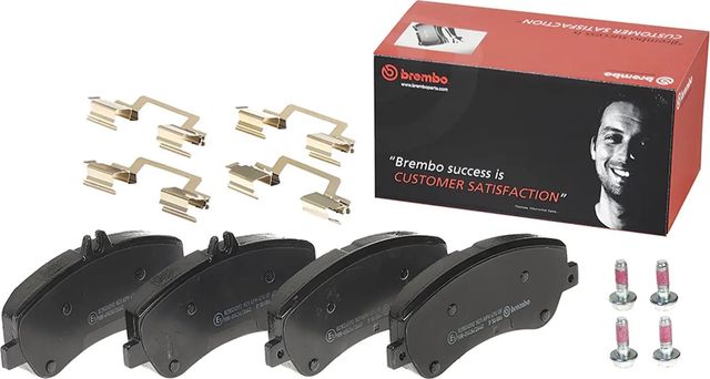 Тормозные колодки Brembo передние для Mercedes-Benz GLK-Класс I (X204) 2008-2015. Артикул P 50 086