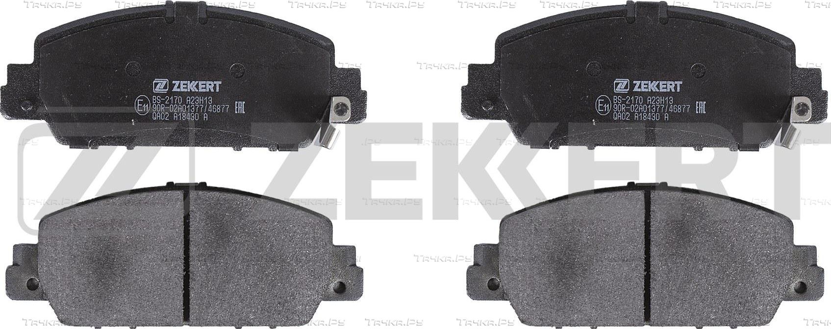 Тормозные колодки Zekkert передние для Honda HR-V II 2015-2026. Артикул BS-2170