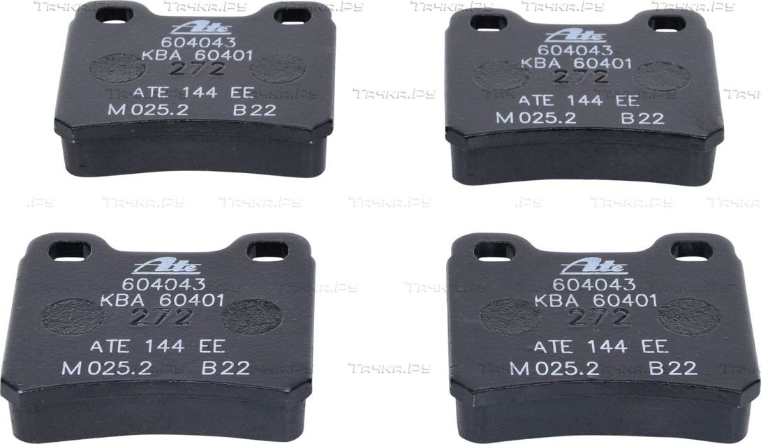 Тормозные колодки ATE задние для Opel Astra F 1991-1998. Артикул 13.0460-4043.2