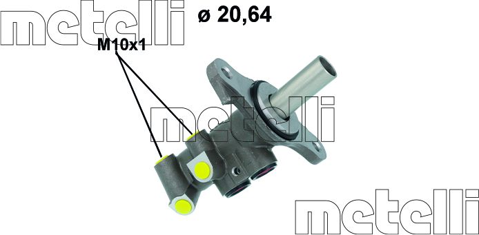 Тормозной цилиндр главный Metelli. Артикул 05-1173
