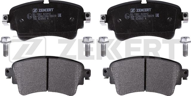 Тормозные колодки Zekkert задние для Audi A4 V (B9) 2015-2026. Артикул BS-1362