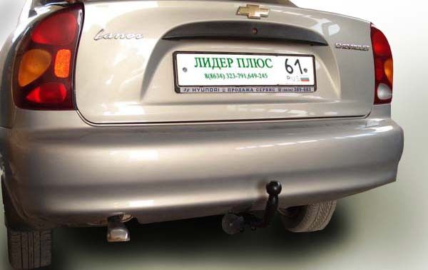 Фаркоп Лидер-Плюс для Chevrolet Lanos седан 1997-2009. Артикул C201-A