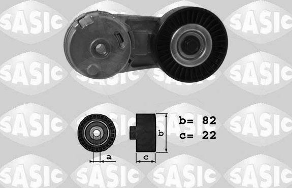 Натяжной ролик (натяжитель) приводного клинового зубчатого ремня Sasic. Артикул 1626015