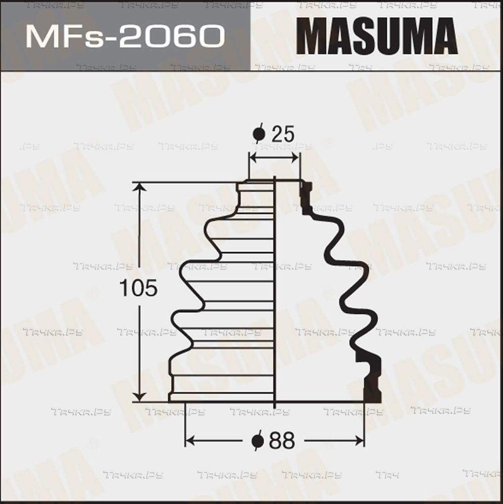 Пыльник шруса (комплект) Masuma. Артикул MFs-2060