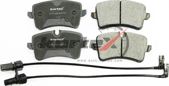 Колодки торм. AUDI A8 10> задн. к-т (Kortex). Артикул KT1866STD