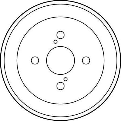 Тормозной барабан TRW задний для Toyota Sprinter Carib III 1995-2001. Артикул DB4256
