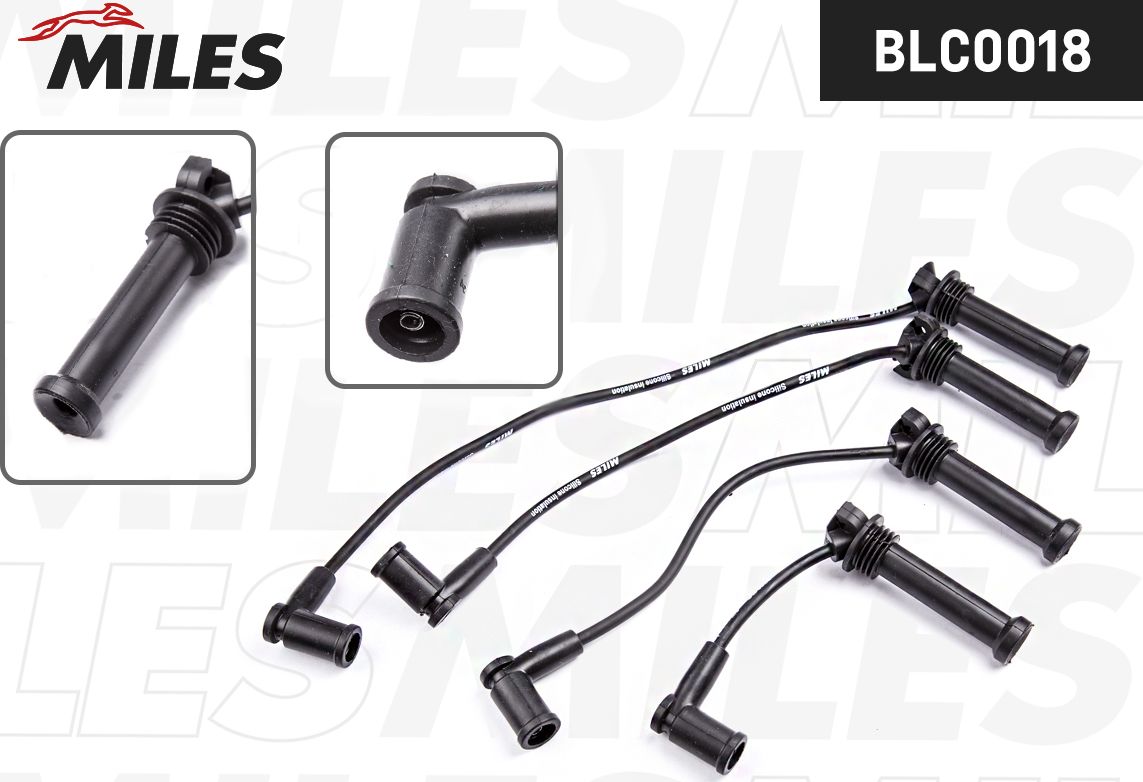 Высоковольтные провода (провода зажигания) (комплект) Miles. Артикул BLC0018