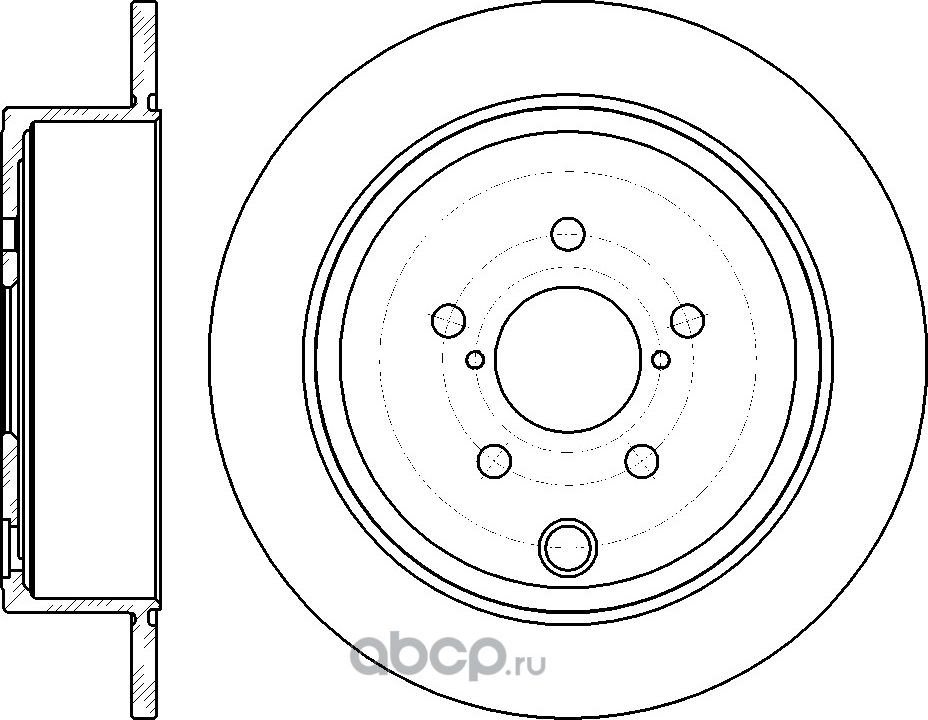 Диск тормозной (G-Brake). Артикул GR01898