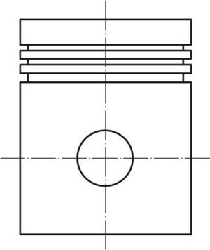 Поршень Mahle для Chevrolet Niva I 2007-2009. Артикул 012 02 00