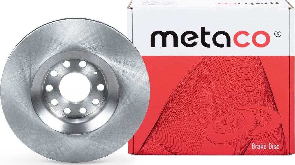 Диск тормозной передний вентилируемый (Metaco). Артикул 3050291