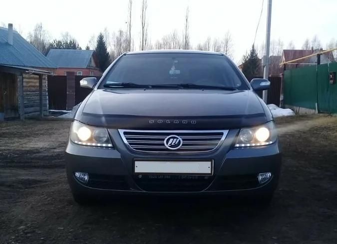Дефлектор VT52 для капота Lifan Solano 620 2008-2016. Артикул LF02VT