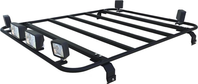 Багажная платформа Podgotoffka 1400х1200х120 с креплениями на водостоки для УАЗ Пикап 2008-2026. Артикул PGT-B.91.02