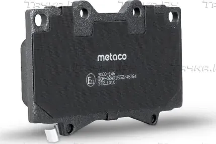 Колодки тормозные TOYOTA LAND CRUISER 98- перед. (Metaco). Артикул 3000146