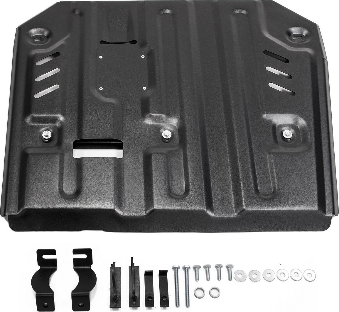 Защита АвтоБРОНЯ для КПП и РК Porsche Cayenne II 2010-2017. Артикул 111.04604.1