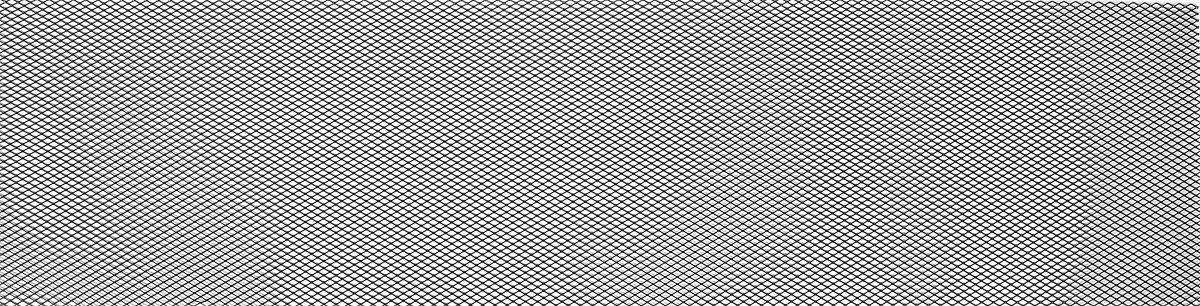 Универсальная сетка Rival 1000х250 R10 для защиты радиатора, черная, упаковка 25 шт.. Артикул K.ZS.1001.1