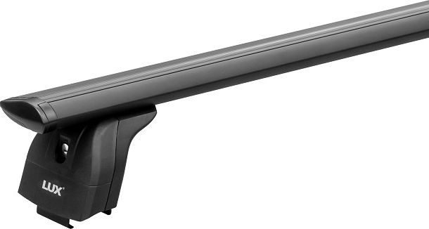 Багажник на интегрированные рейлинги LUX для Chery Tiggo 8 PRO без люка на крыше 2021-2023 (Аэро-трэвэл дуги ЧЕРНЫЕ). Артикул 793303-842488-600945