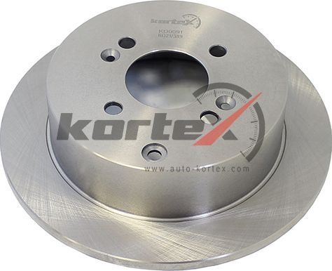 Диск тормозной HYUNDAI Accent (06-),Getz KIA Rio 3,Verna (06-) задний (1шт.) (ми (Kortex). Артикул KD0091