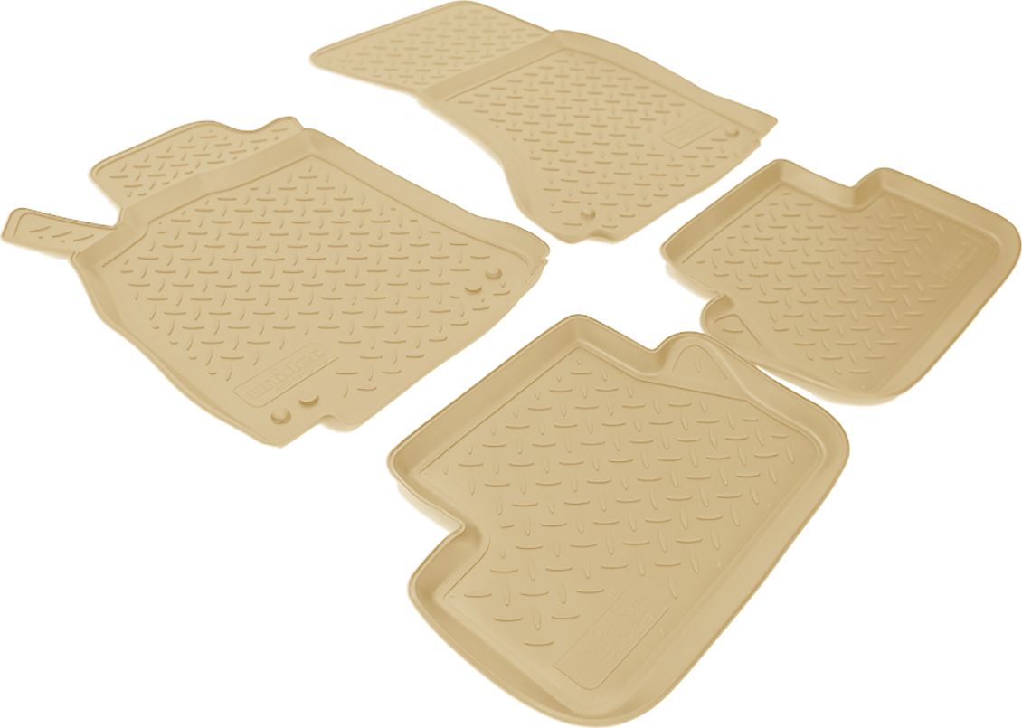 Коврики Норпласт для салона Audi A4 B8 2007-2015. БЕЖЕВЫЕ. Артикул NPL-Po-05-02Beige