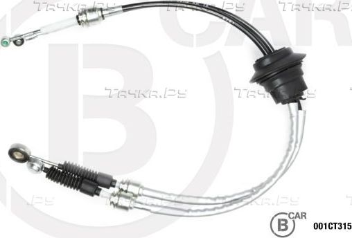 Трос переключения передач КПП B CAR для Peugeot Expert I 1996-2006. Артикул 001CT315