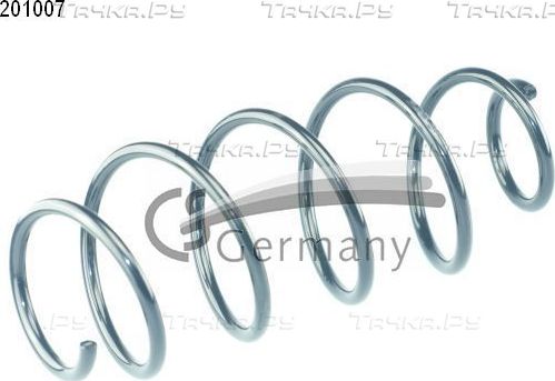 Пружина подвески CS-Germany передняя для Smart Fortwo I (W450) 2003-2007. Артикул 14.201.007