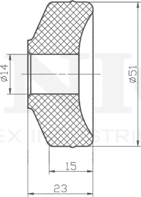 Втулка амортизатора (Unio). Артикул RMP-10002