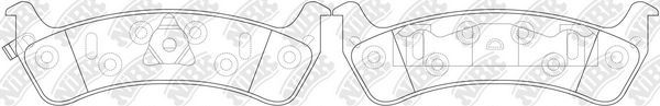 Тормозные колодки NiBK. Артикул PN0111
