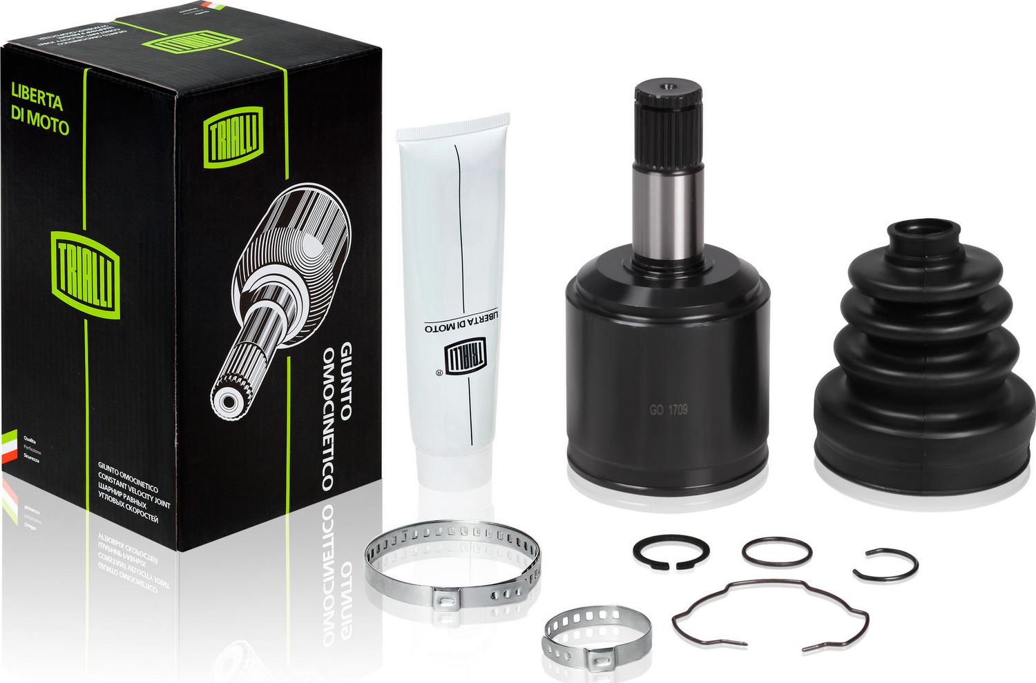 Шрус внутренний (граната) Trialli передний левый для SsangYong Korando III 2010-2019. Артикул GO 1709