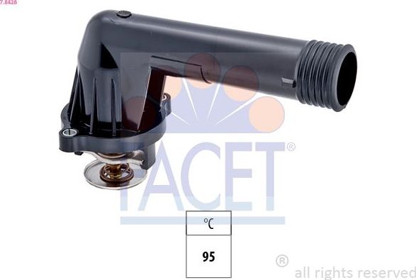 Термостат Facet Made in Italy - OE Equivalent для BMW 3 III (E36) 1993-2000. Артикул 7.8428