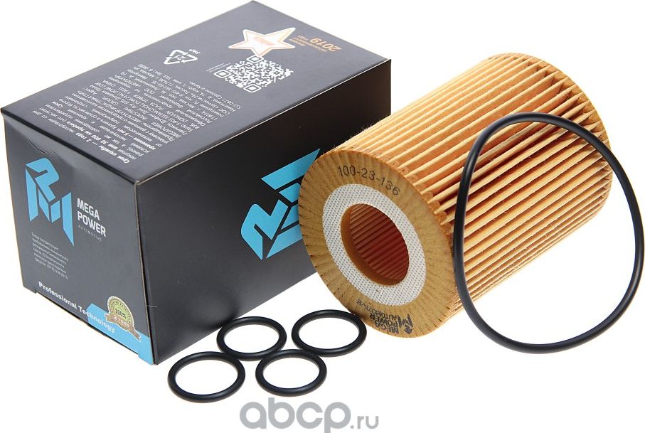 Фильтр масляный OPEL Astra H,J (09-) MEGAPOWER Megapower. Артикул 10023136