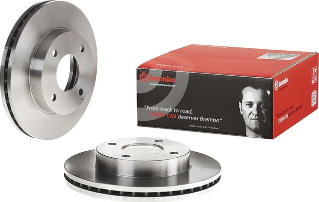 Тормозной диск Brembo передний для Nissan NV200 2010-2026. Артикул 09.B548.10