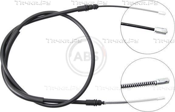 Трос ручника (тросик ручного тормоза) ABS. Артикул K11756