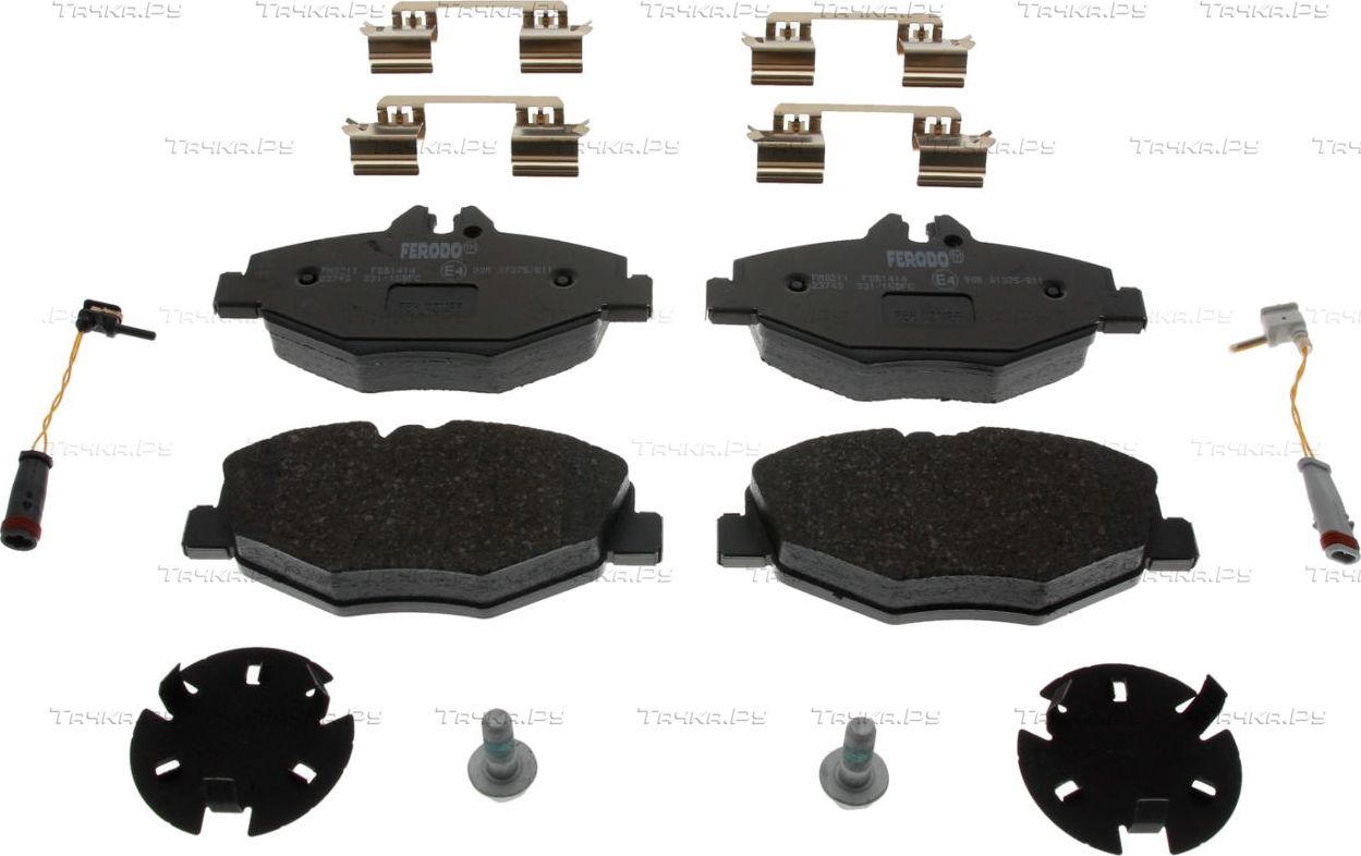 Тормозные колодки Ferodo Premier Eco Friction. Артикул FDB1414