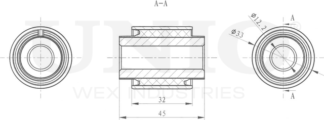Сайлентблок рычага подвески (Unio). Артикул RMP-20366