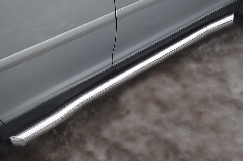 Защита порогов RusStal труба d76 для Lexus RX 300/330/350 2003-2009. Артикул LRT-000395