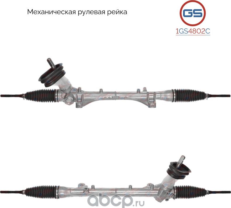 Новая рулевая рейка Nissan Tiida 2007 (GS). Артикул 1GS4802C