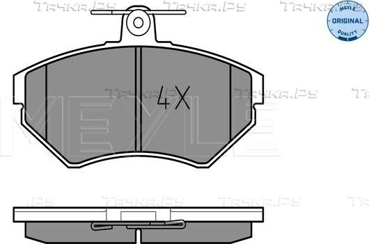 Тормозные колодки Meyle Original передние для Volkswagen Caddy II 1995-2004. Артикул 025 219 4516