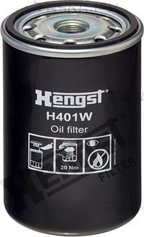 Масляный фильтр Hengst. Артикул H401W