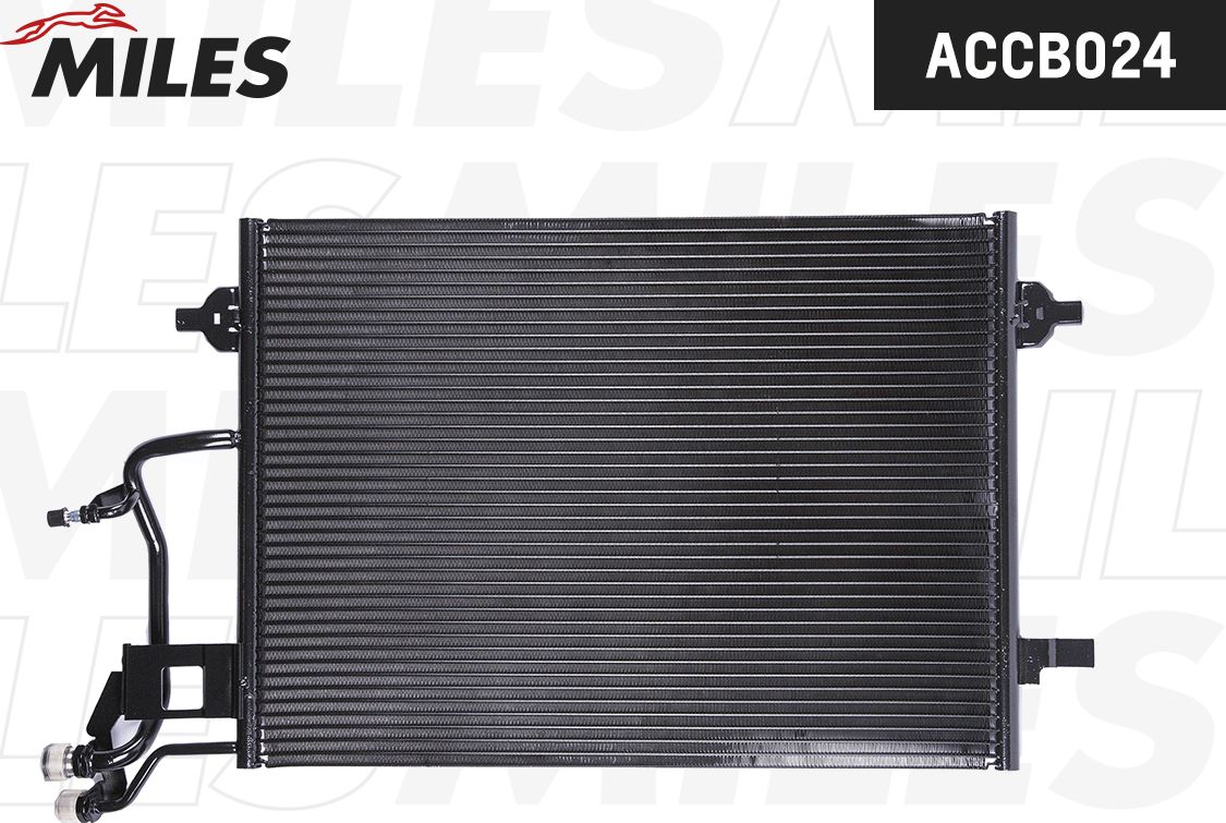 Радиатор кондиционера (конденсатор) Miles (алюминий) для Audi A6 II (C5) 1997-2005. Артикул ACCB024