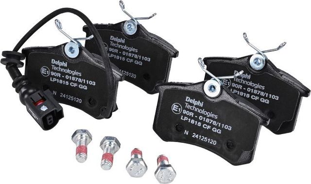 Тормозные колодки Delphi (Low-Metallic). Артикул LP1815