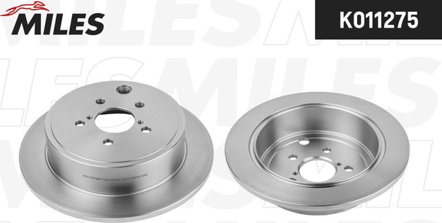 Тормозной диск Miles задний для Subaru Impreza III 2008-2012. Артикул K011275