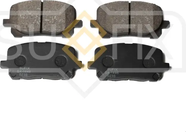 Колодки тормозные дисковые | перед прав/лев | (Sufix). Артикул SX-1446