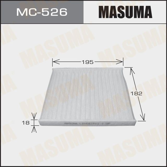 Салонный фильтр Masuma. Артикул MC-526