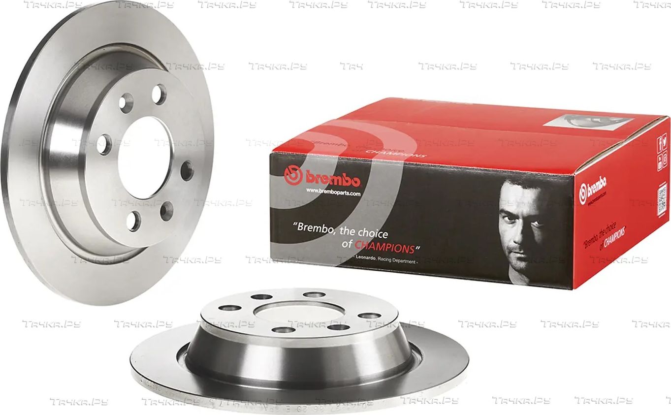 Тормозной диск Brembo задний для Saab 9000 I 1984-1998. Артикул 08.5037.10