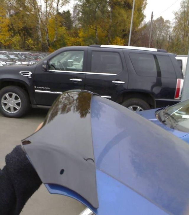 Дефлектор EGR для капота Chevrolet Aveo I седан 2006-2011. Артикул BRE7110DS