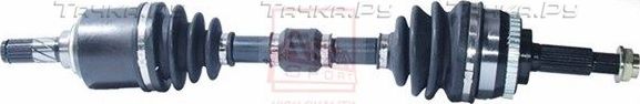 Полуось (привод в сборе, приводной вал) Asva. Артикул NSDL-005