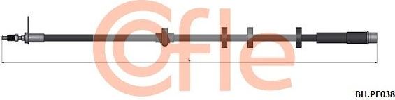 Тормозной шланг Cofle. Артикул 92.BH.PE038