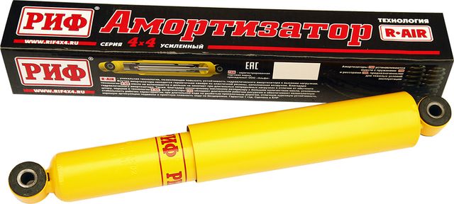 Амортизатор задний усиленный РИФ (R-AIR) для ВАЗ Нива 21214М 1976-2026. Штатный. Артикул SA202
