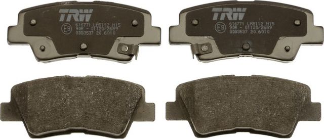 Тормозные колодки TRW COTEC задние для Kia Cerato III 2013-2026. Артикул GDB3537