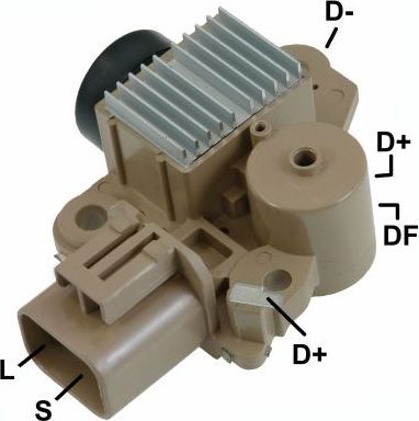 Реле-регулятор напряжения генератора Gauss для Kia Sephia I 1993-1997. Артикул GA420
